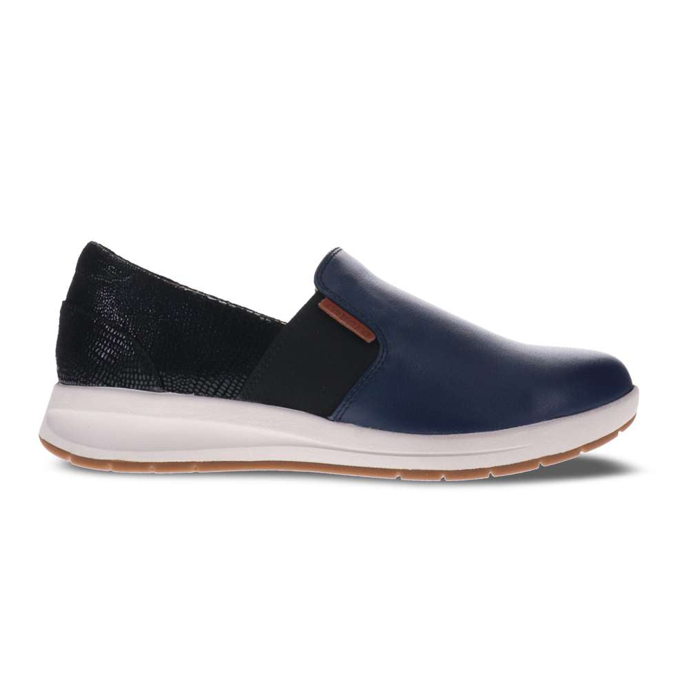 Panama Slip On Sneaker - Blue French/Black Lizard