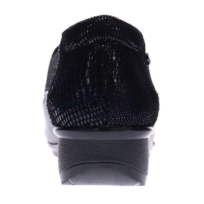 Tangier Zip Loafer - Black French/Lizard