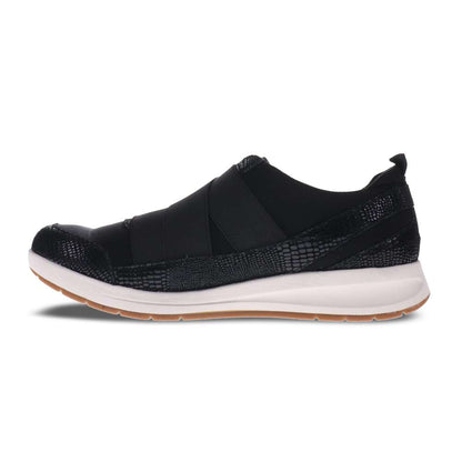 Virginia Adjustable Sneaker - Black Lizard