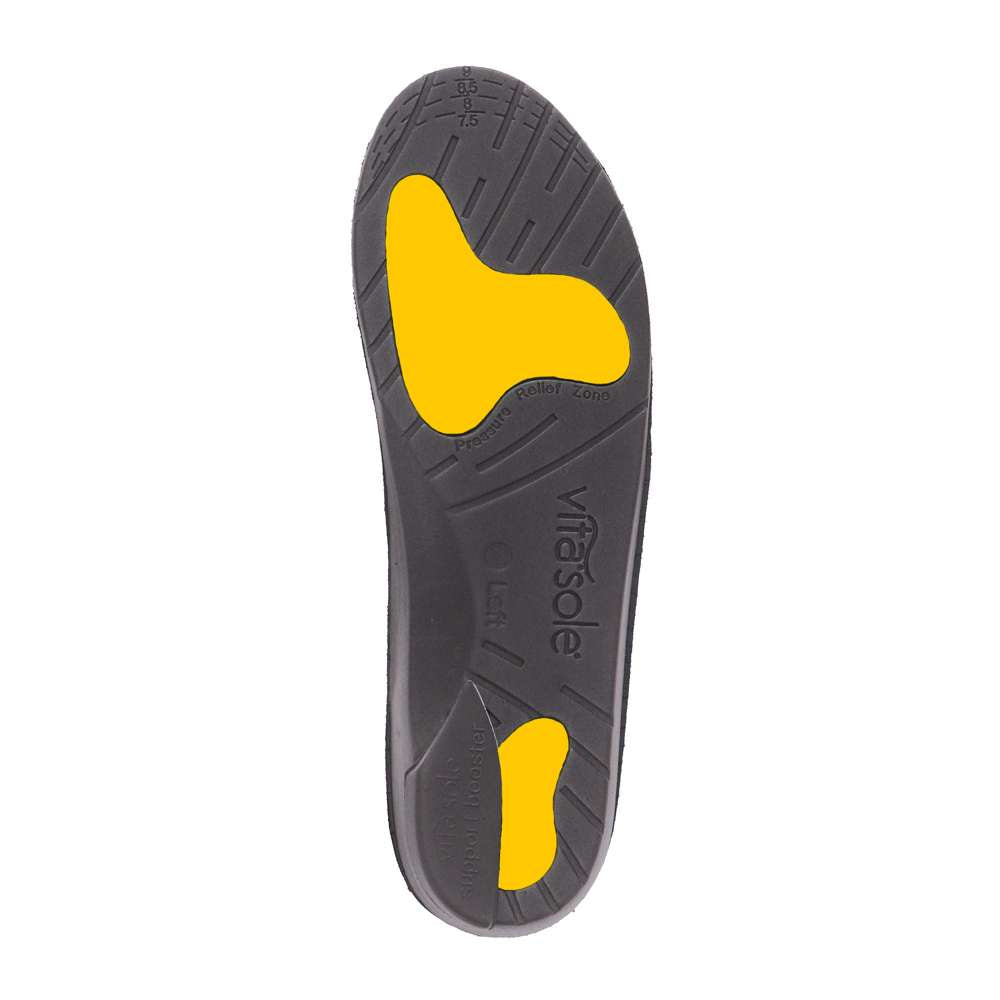 Comfort Full Length Orthotic Insoles - Black