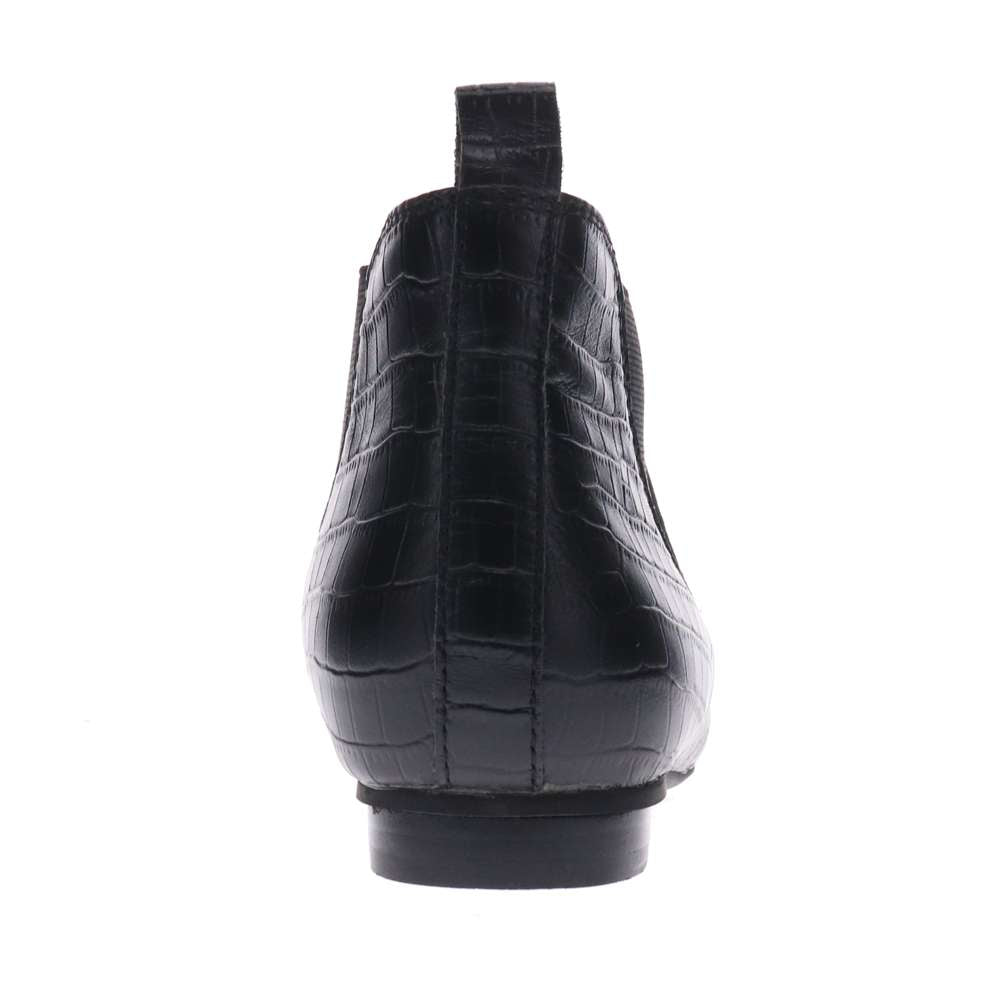 Sally Chelsea Boot - Black Croc