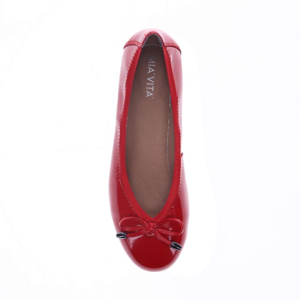 Sophie Flat - Red Patent