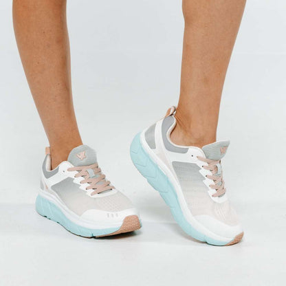 Walker Mesh III Active Sneaker - Grey/Lt Blue
