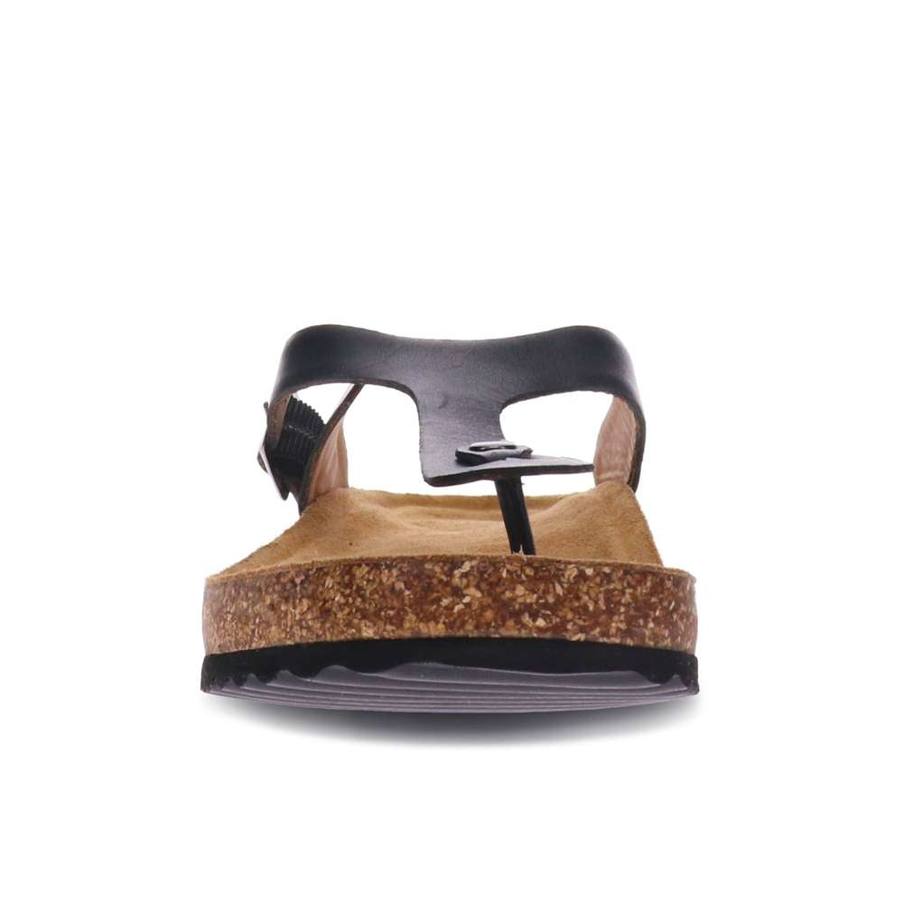 Brooke Toe Post Sandal - Black