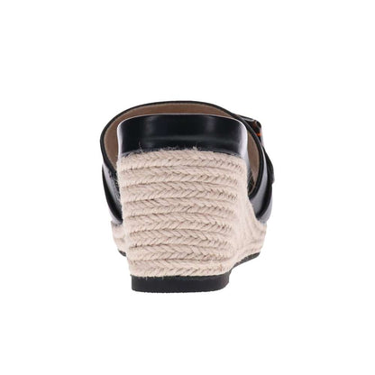 Dove Wedge Sandal - Black