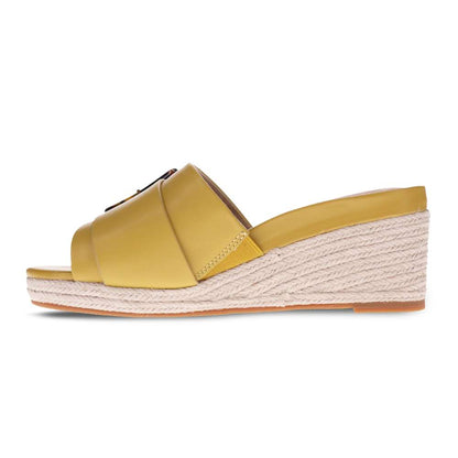 Dove Wedge Sandal - Yellow