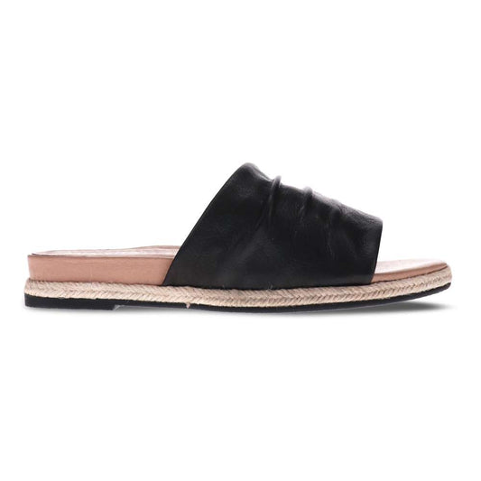 Elle Slide Sandal - Black
