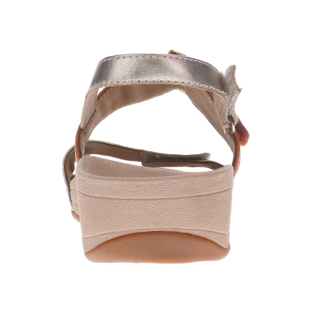 Florini Platform Sandal - Champagne/Tan