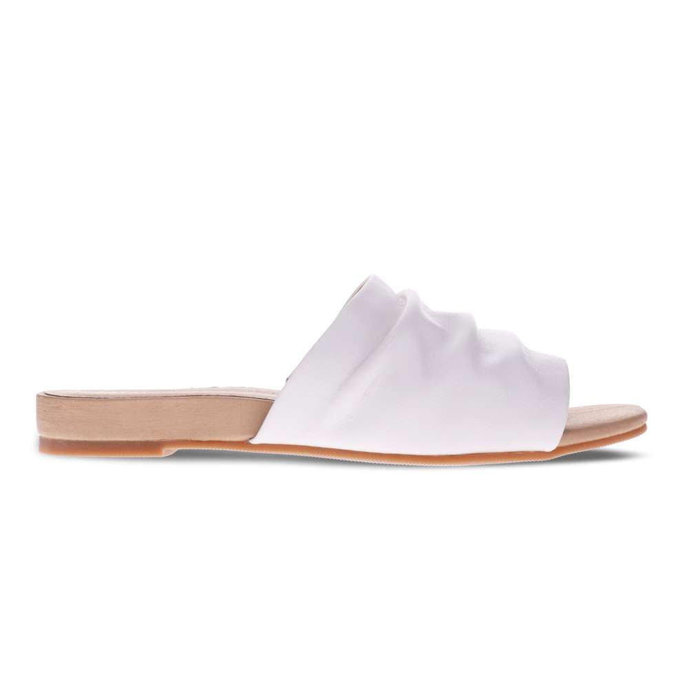 Maple Slide Sandal - White