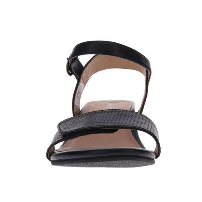 Nelly Wedge Sandal - Black
