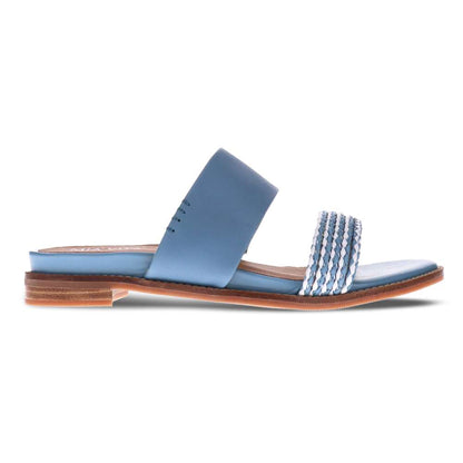 Orla Slide Sandal - Pale Blue
