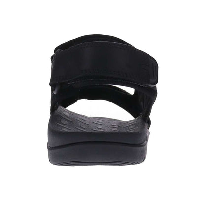 Power Back Strap Sandal - Black