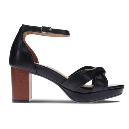 Tatum Heeled Sandal - Black