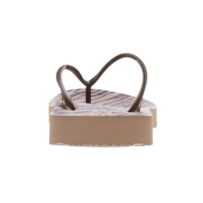 Venice Print Women's Toe Post Sandal - Tiger