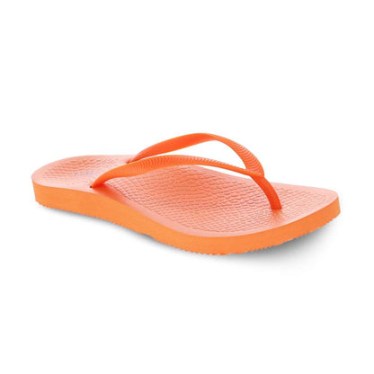 Venice Solid Women's Toe Post Sandal - Tangerine