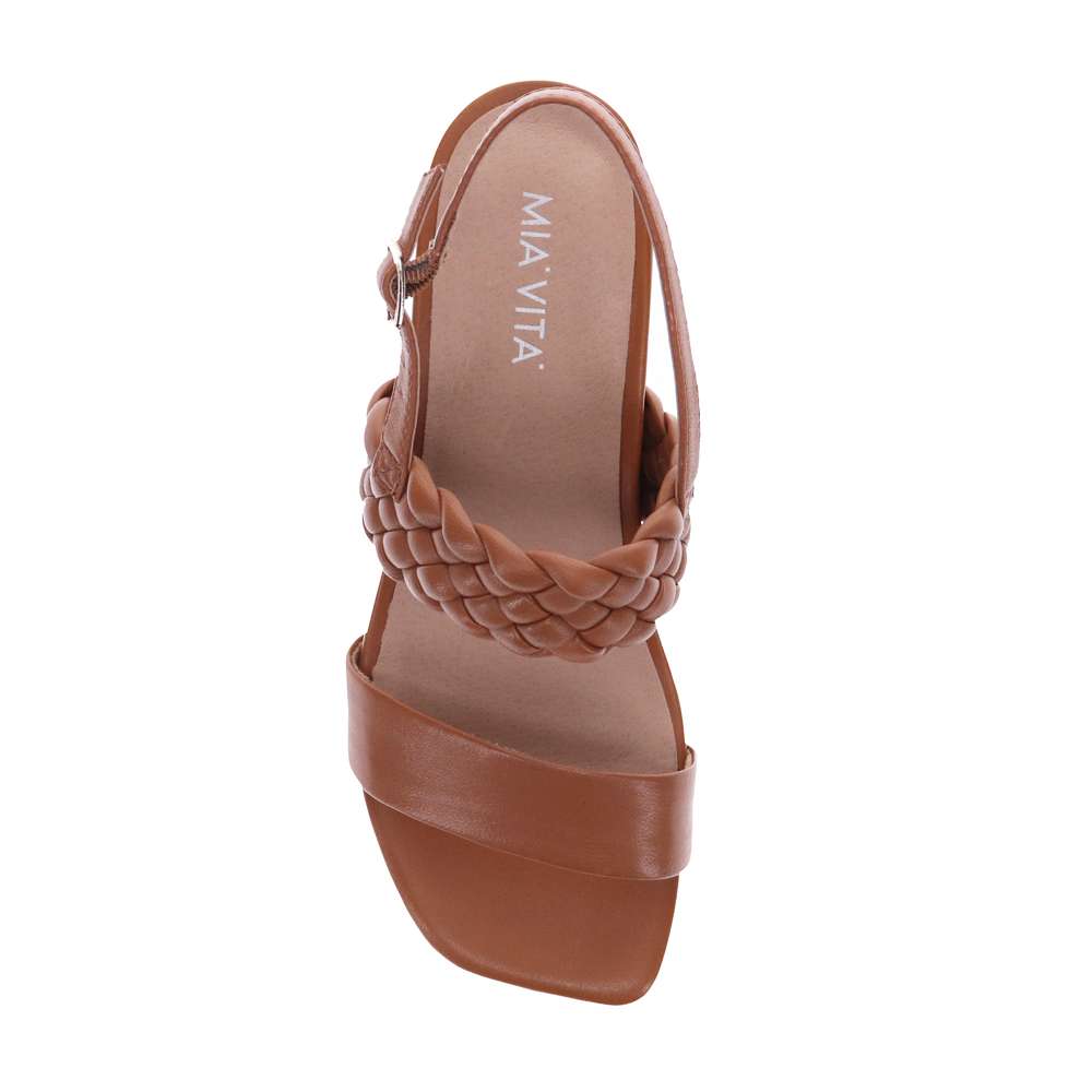 Yuki Heeled Sandal - Tan