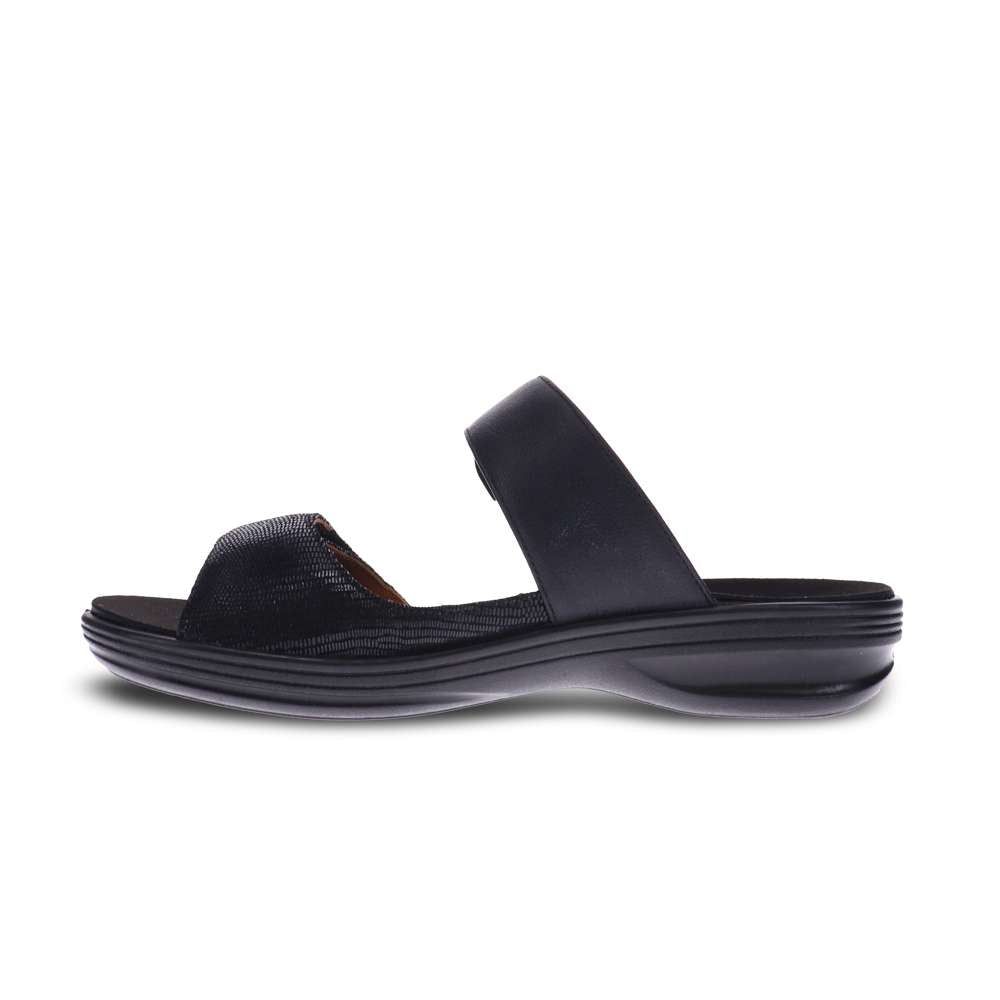 Calais Slide - Black Lizard