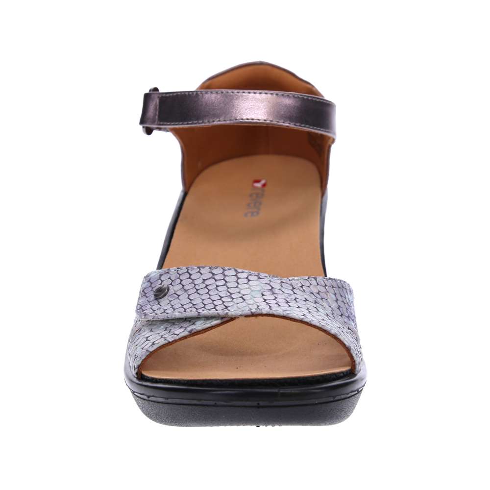 Dallas Wedge - Teal Snake/Gunmetal