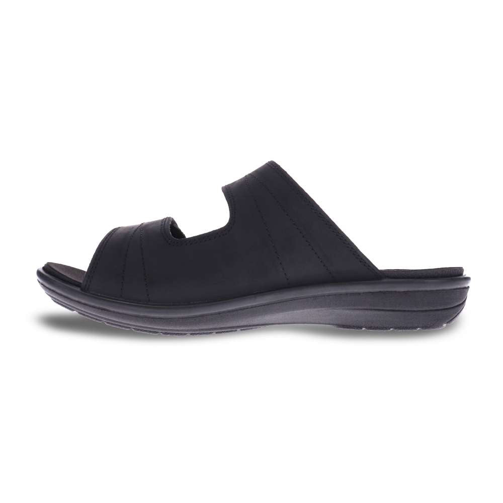 Durban Slide Sandal - Oiled Black