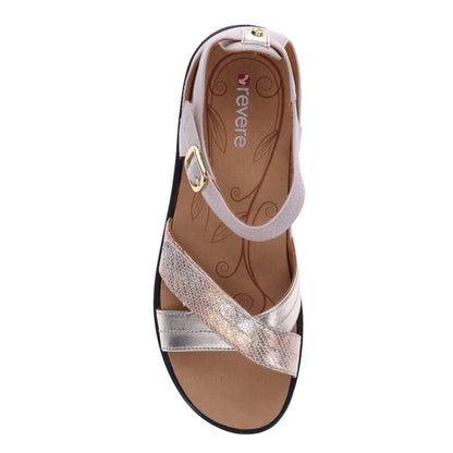 Lucea Sandal - Mixed Metallic