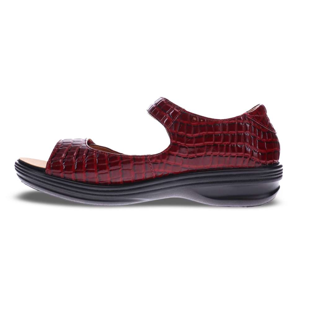 Madrid Sandal - Red Croc