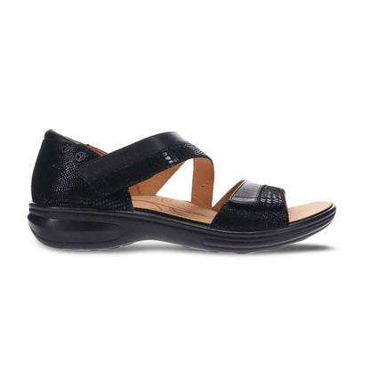 Mauritius Sandal - Black French/Lizard