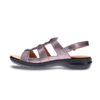 Toledo Backstrap Sandal - Gunmetal