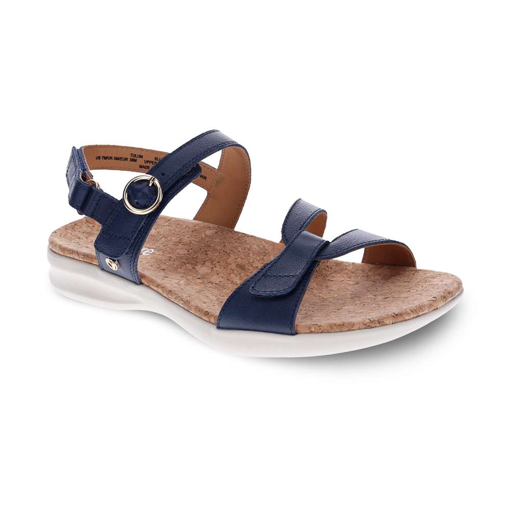 Tulum Adjustable Sandal - Blue French