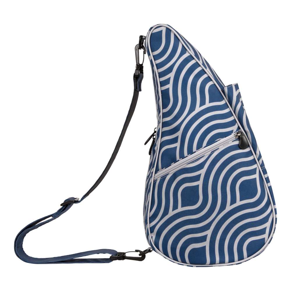 Reversible Print Backpack Small - Blue Wave