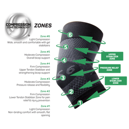 Elbow Bracing Sleeve (ES6) - Black