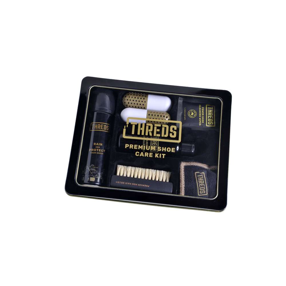 Premium Shoe Care Kit - Black/Copper