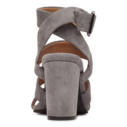 Blaire Heeled Sandal - Charcoal