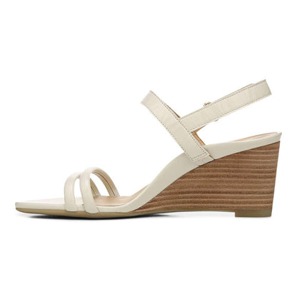 Emmy Wedge Sandal - Cream