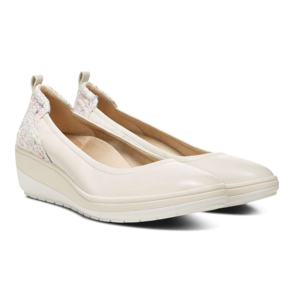 Jacey Wedge - Cream