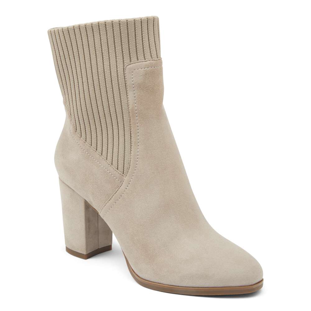 Kaylee Ankle Boot - Dark Taupe