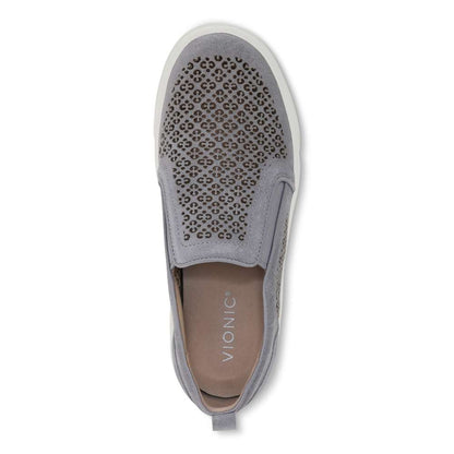 Kimmie Perf Slip-On Sneaker - Slate