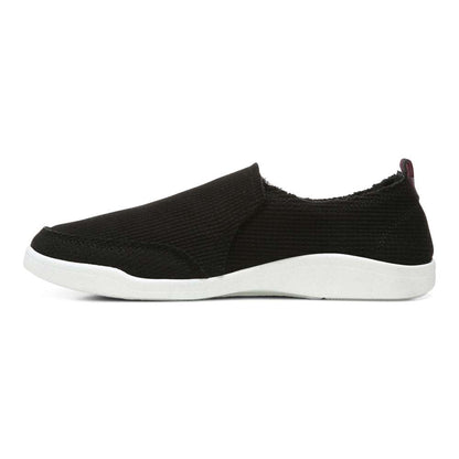 Malibu Slip-On Sneaker - Black Waffle Knit