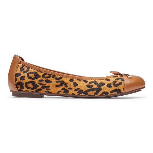 Minna Ballet Flat - Tan Leopard