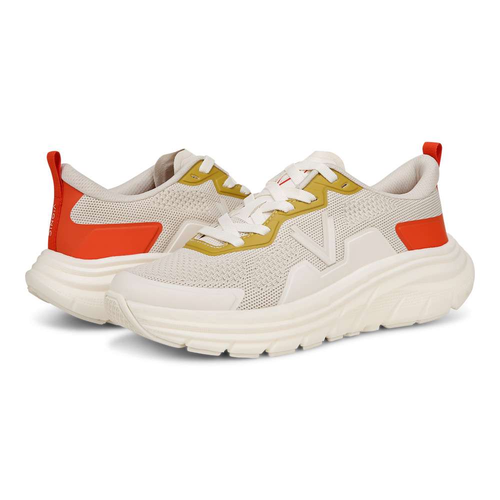 Walk Max Lace Up Sneaker - Tangerine