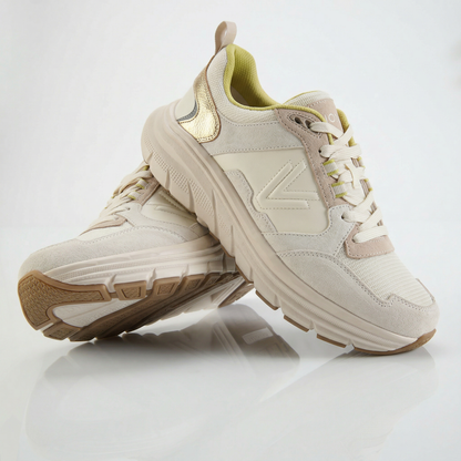 Walk Max Skyline Mesh Sneaker - Ivory Gold