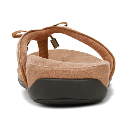 Bella Toe Post Sandal - Light Brown