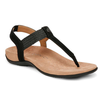 Brea Slingback Sandal - Black Nubuck