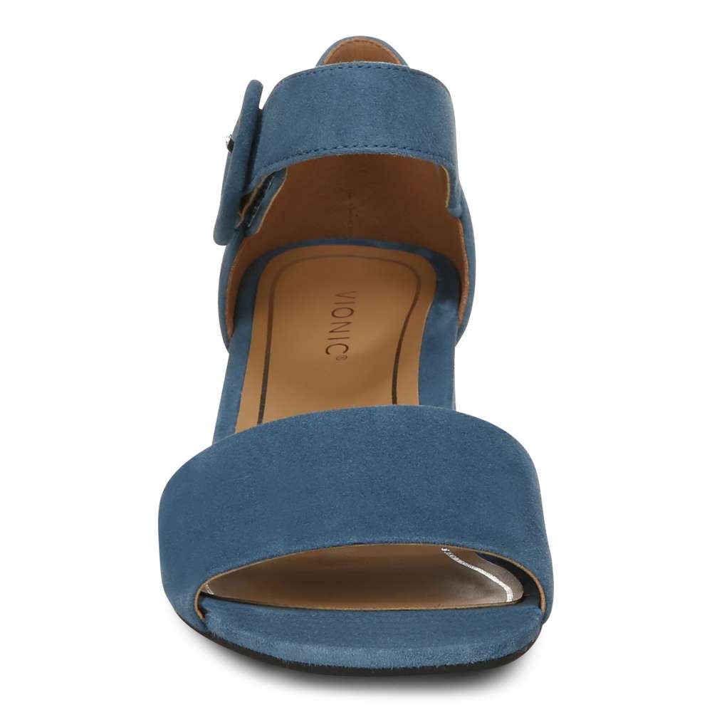 Chardonnay Heeled Sandal - Dark Teal