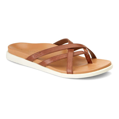 Daisy Toe Post Sandal - Toffee