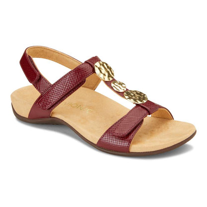 Farra Adjustable Sandal - Fig Lizard