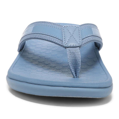 Islander Toe Post Sandal - Blue Shadow Patent