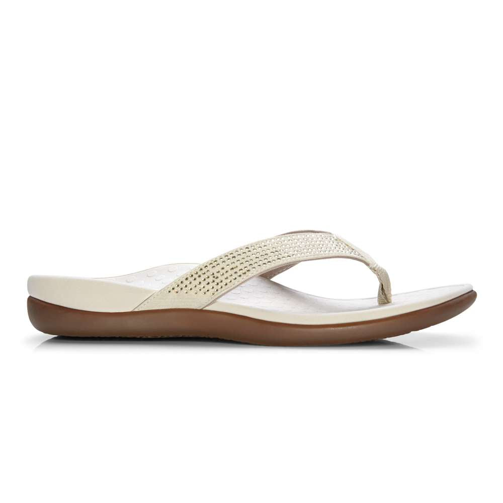 Islander Toe Post Sandal - Champagne