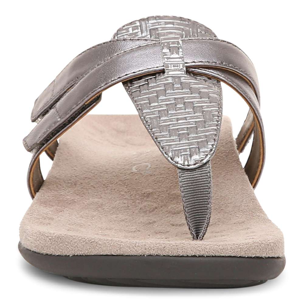 Karley Toe Post Sandal - Silver