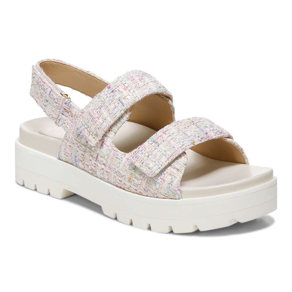 Marselle Lug Sandal - Peony Multi