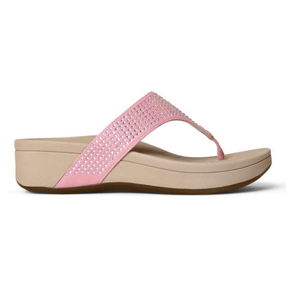 Naples Platform Sandal - Blush